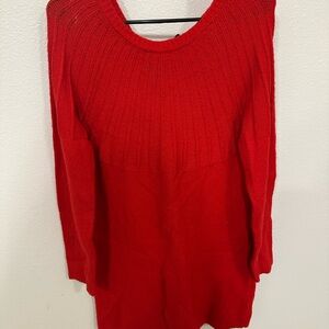 Blue Rain Vibrant Red Women's dress